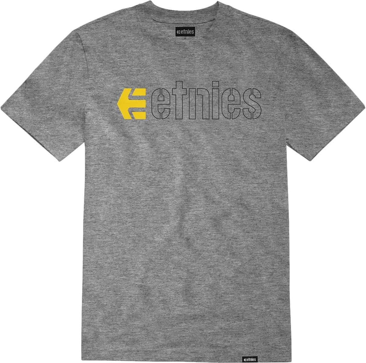 Etnies Ecorp Tee Grey/Yellow - Image 1