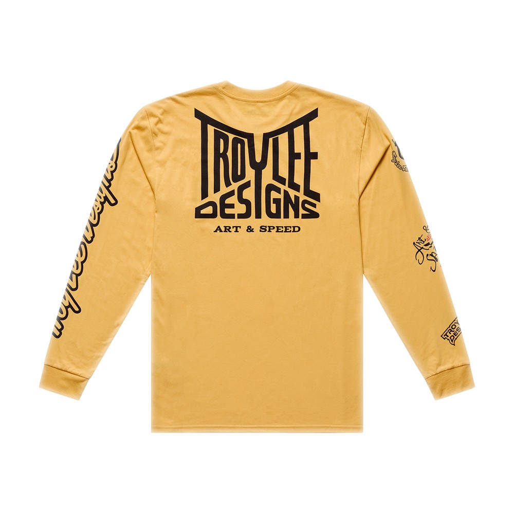 Troy Lee Designs Handlebar Longe Sleeve Tee Bleached Melon
