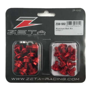 Zeta Aluminum Bolt Set for Plastics CRF250R '18-, CRF450R '17- - Image 2