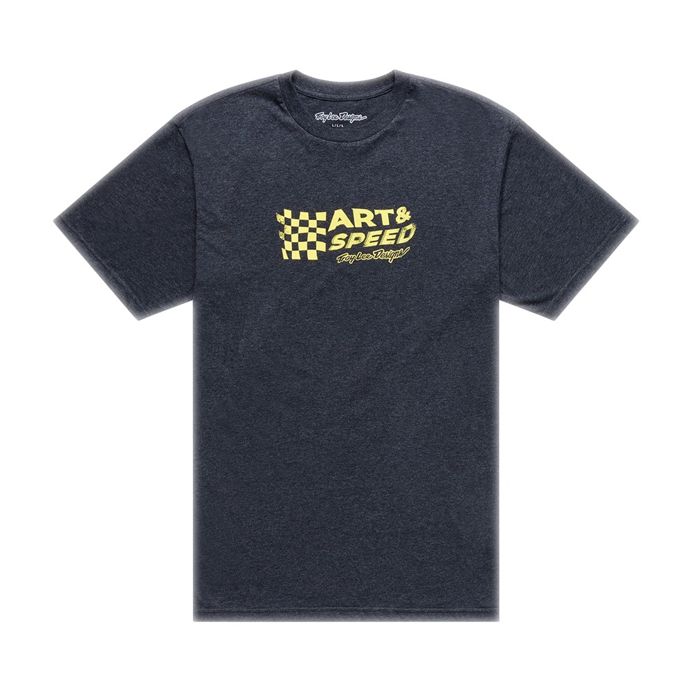 Troy Lee Designs Finish Line Tee Black Heather