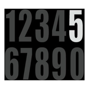 DRC Motion Standard Number MX3 White "5 - Image 2