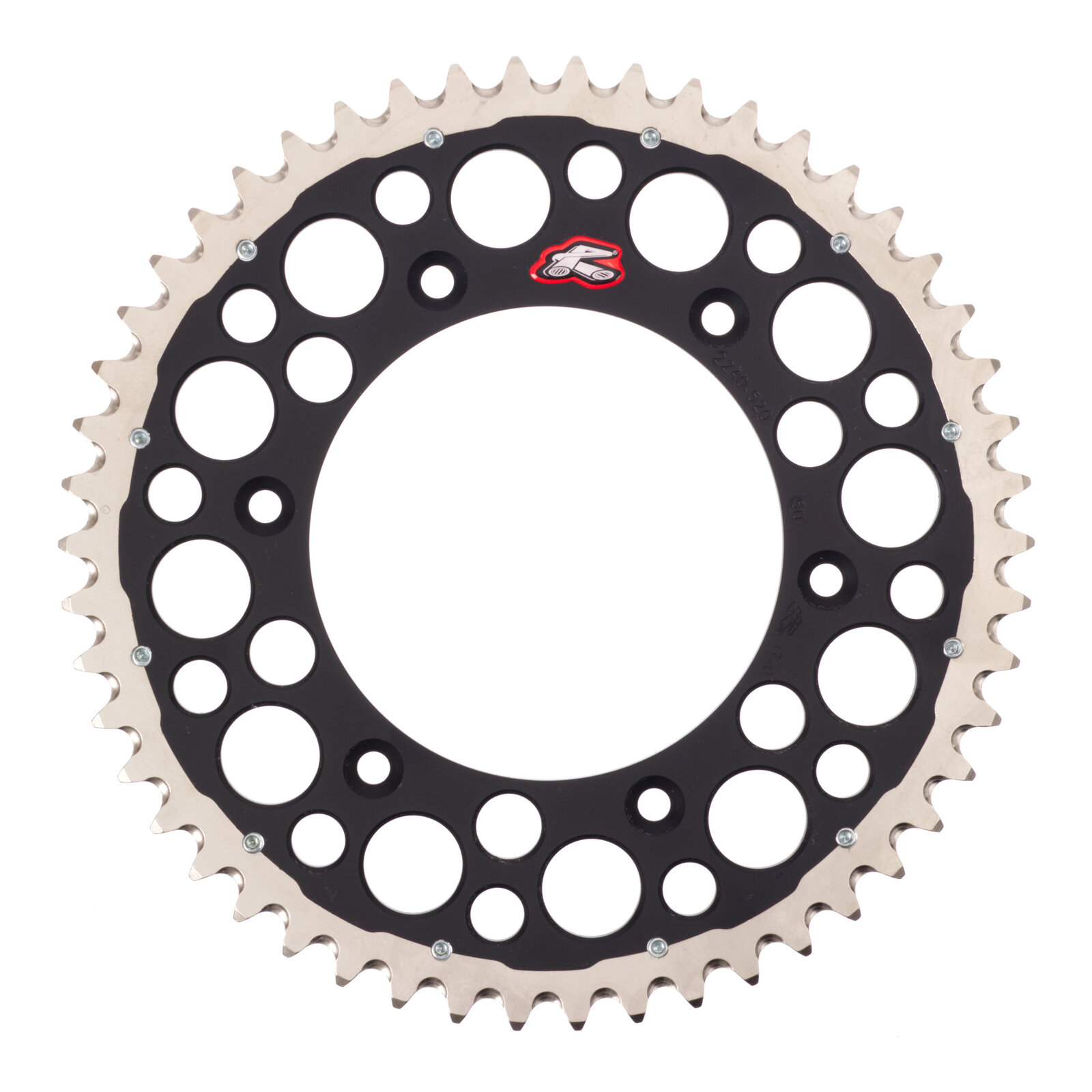 Renthal Sprocket Twinring Black 50T Bi-Metal Grooved - Image 1