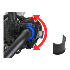 Zeta Rotating Bar Clamp Clutch - Blue - Image 3