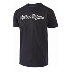 Troy Lee Designs Signature Tee Youth Black - Image 2