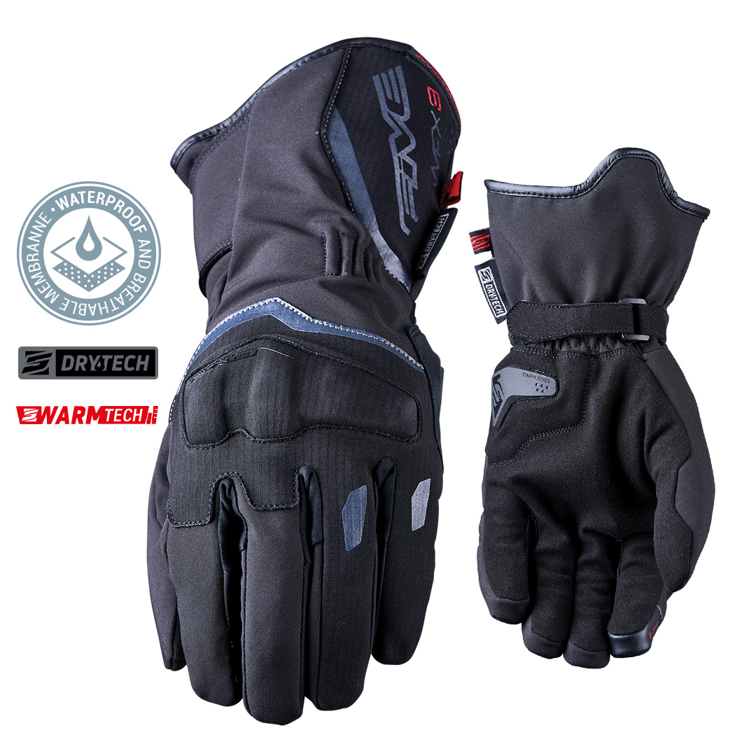 FIVE  WFX3 EVO WP Road Gloves Black - Image 1