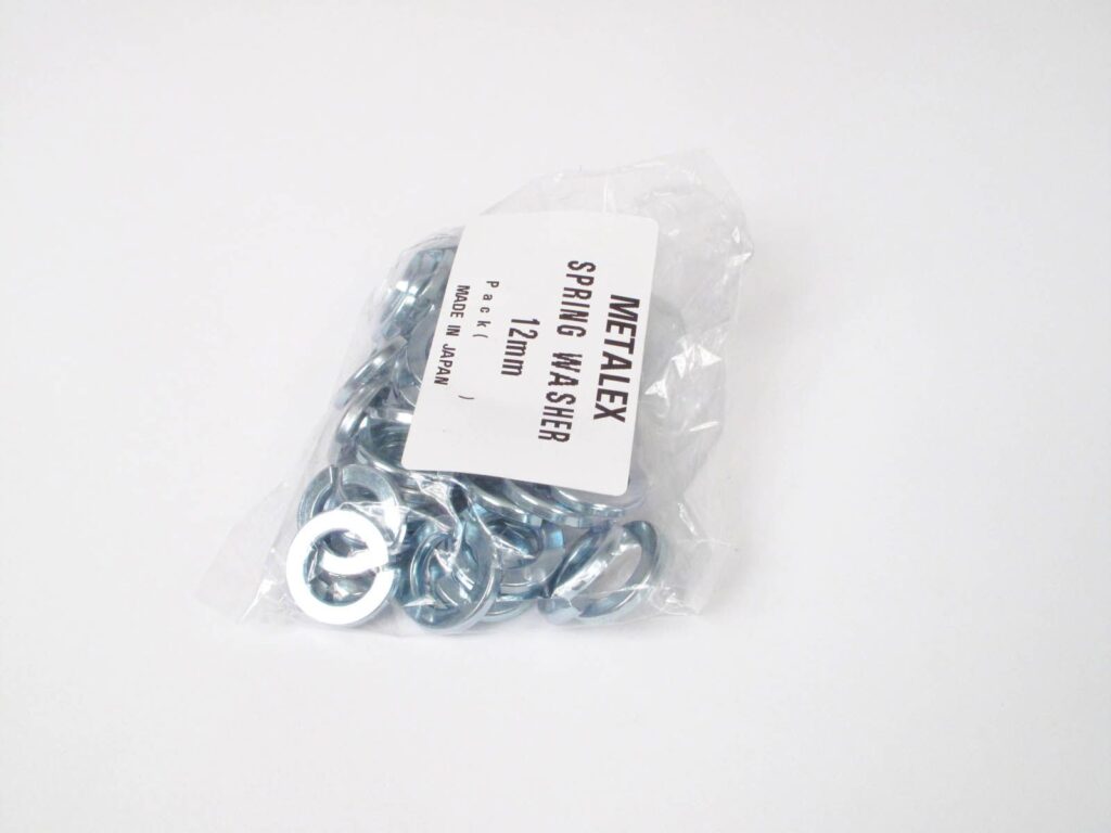 WHITES WASHER SPRING ZP 12mm PKT=50