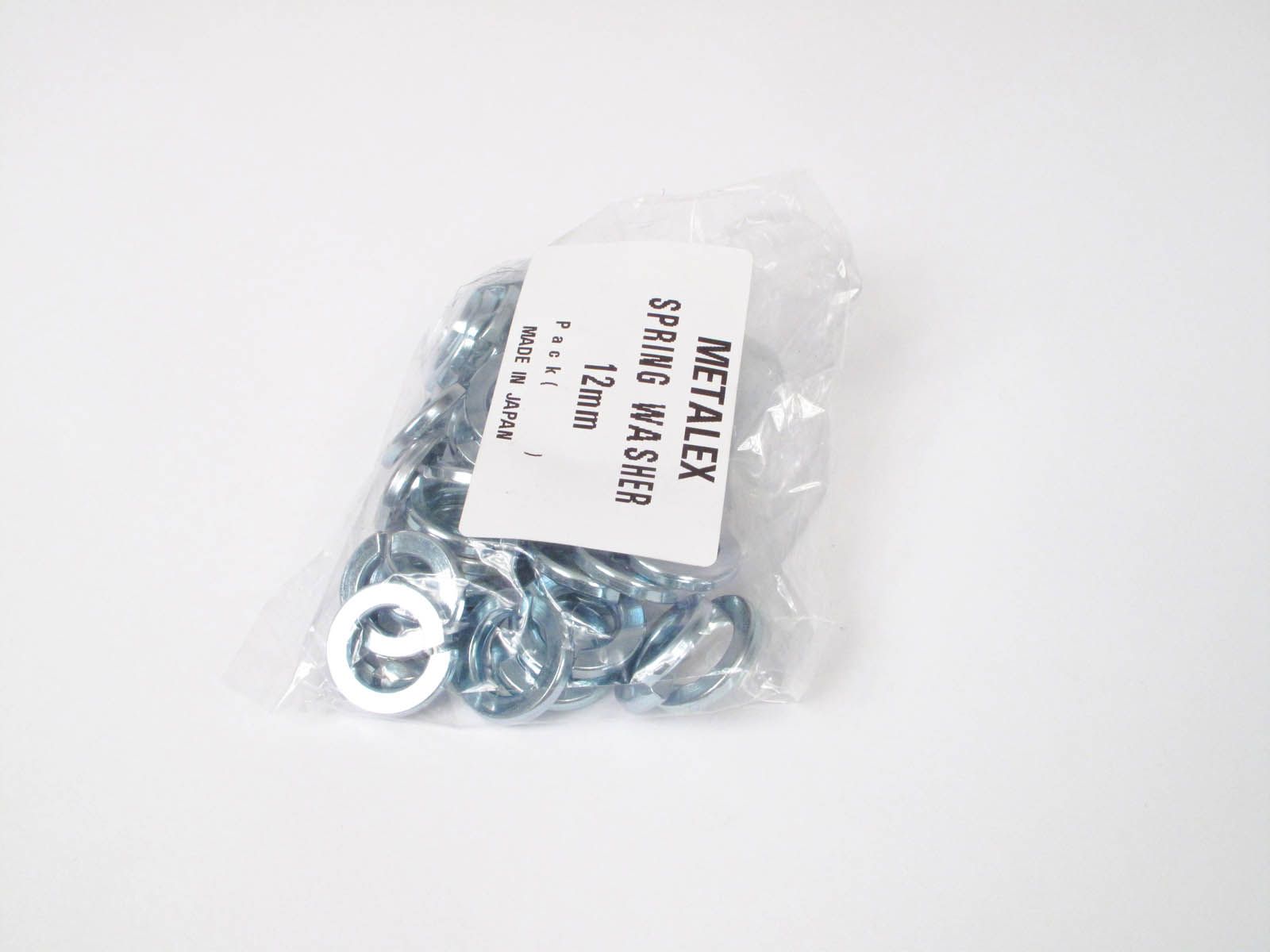 WHITES WASHER SPRING ZP 12mm PKT=50 - Image 1
