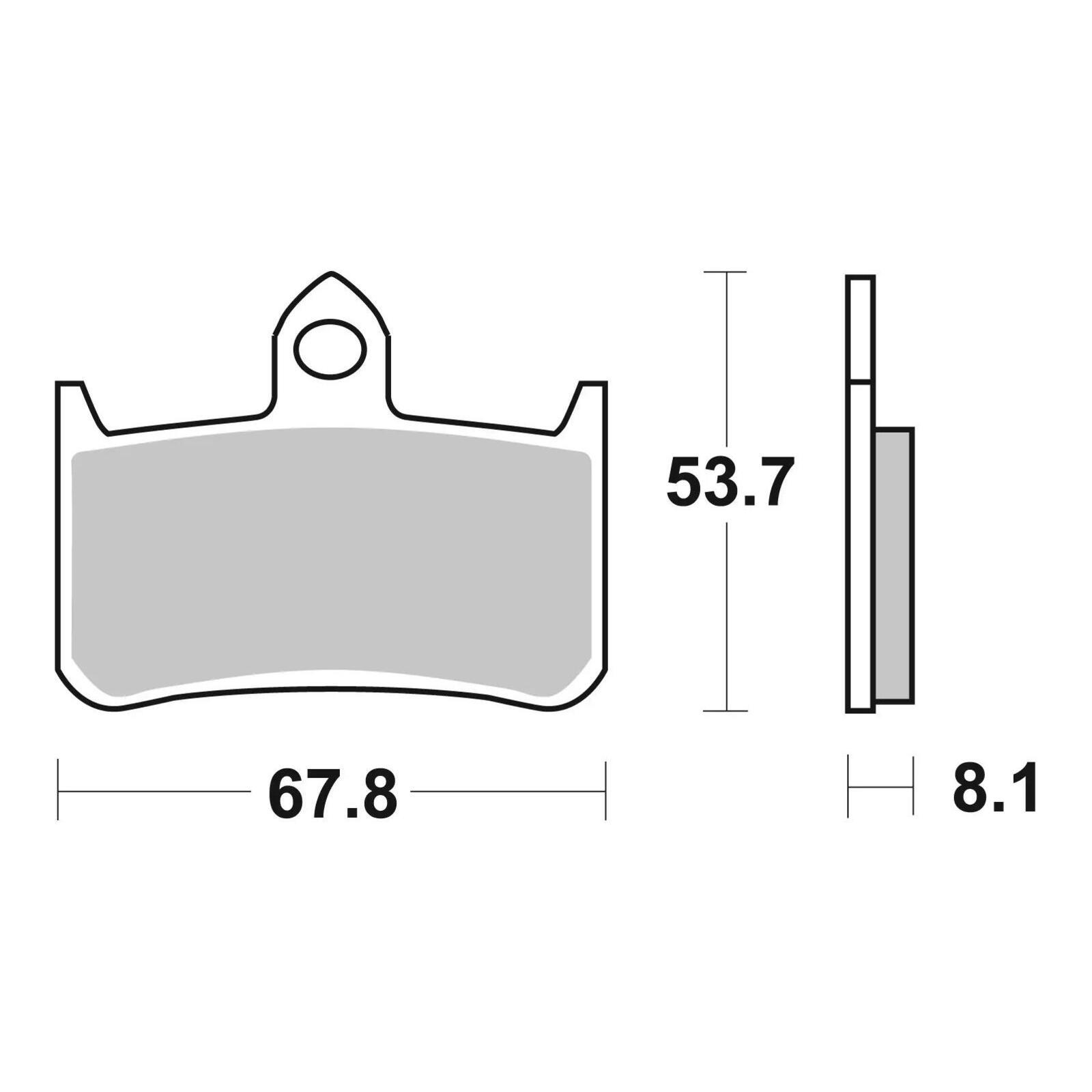 Brembo Brake Pad - Sintered Front - Image 2