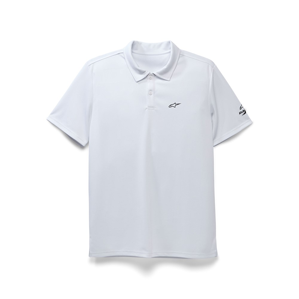 Polo Shirt Alpinestars Scenario Performance White
