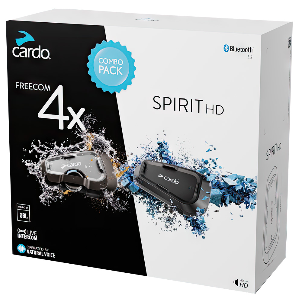 Cardo Freecom 4X & Spirit HD Bundle