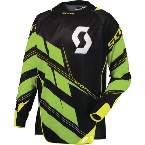 Motocross Jersey Scott 2013 450 Commit Black/Green