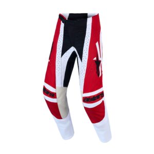 Alpinestars Techstar Maven Motocross Pants Fire Red/White/Lavender/Black - Image 1