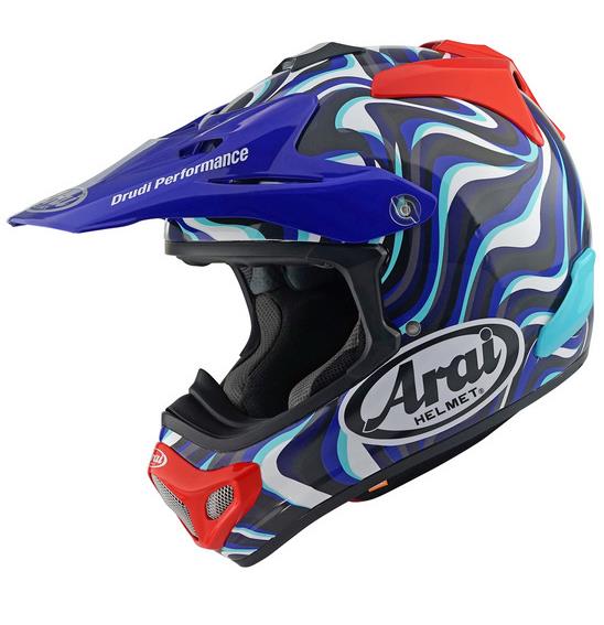 Arai MX-V EVO Motocross Helmet Stream Blue