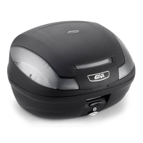 MONOLOCK TOP BOX 47LT SIMPLY III BLACK TECH REFLECTORS
