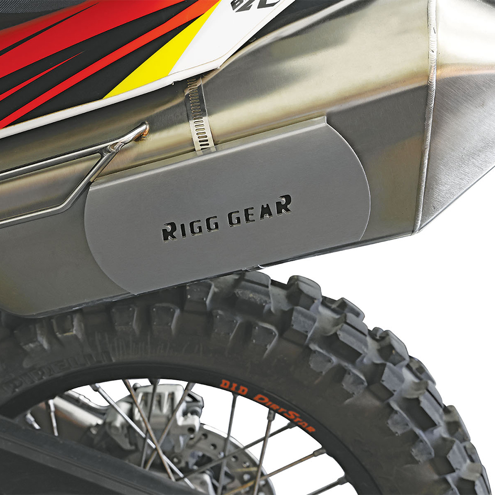 Nelson Rigg Exhaust Heat Shield With Clamp Aluminium