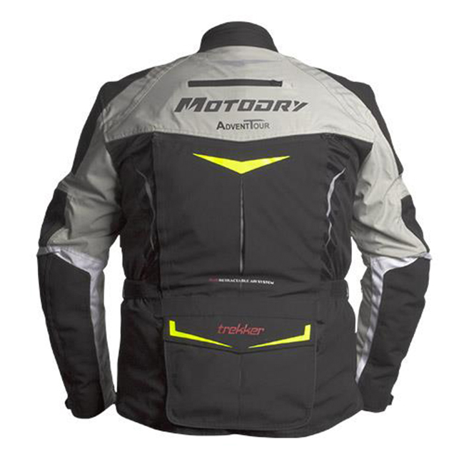Motodry Trekker Advent-Tour Jacket Black/Grey/Fluro