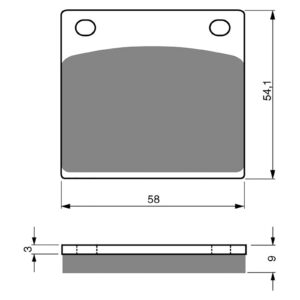 BRAKE PADS GOLDFREN SINTERED SPORTS GF076 - S3 ( PH06 ) - Image 1