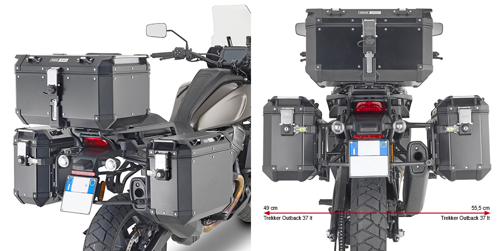 SIDE RACK ONE-FIT (OBK) HARLEY DAVIDSON PAN AMERICA 1250 '21-> - K