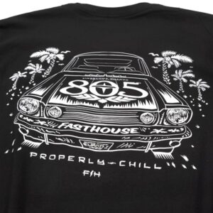 Fasthouse 805 Sunset Tee Black - Image 3