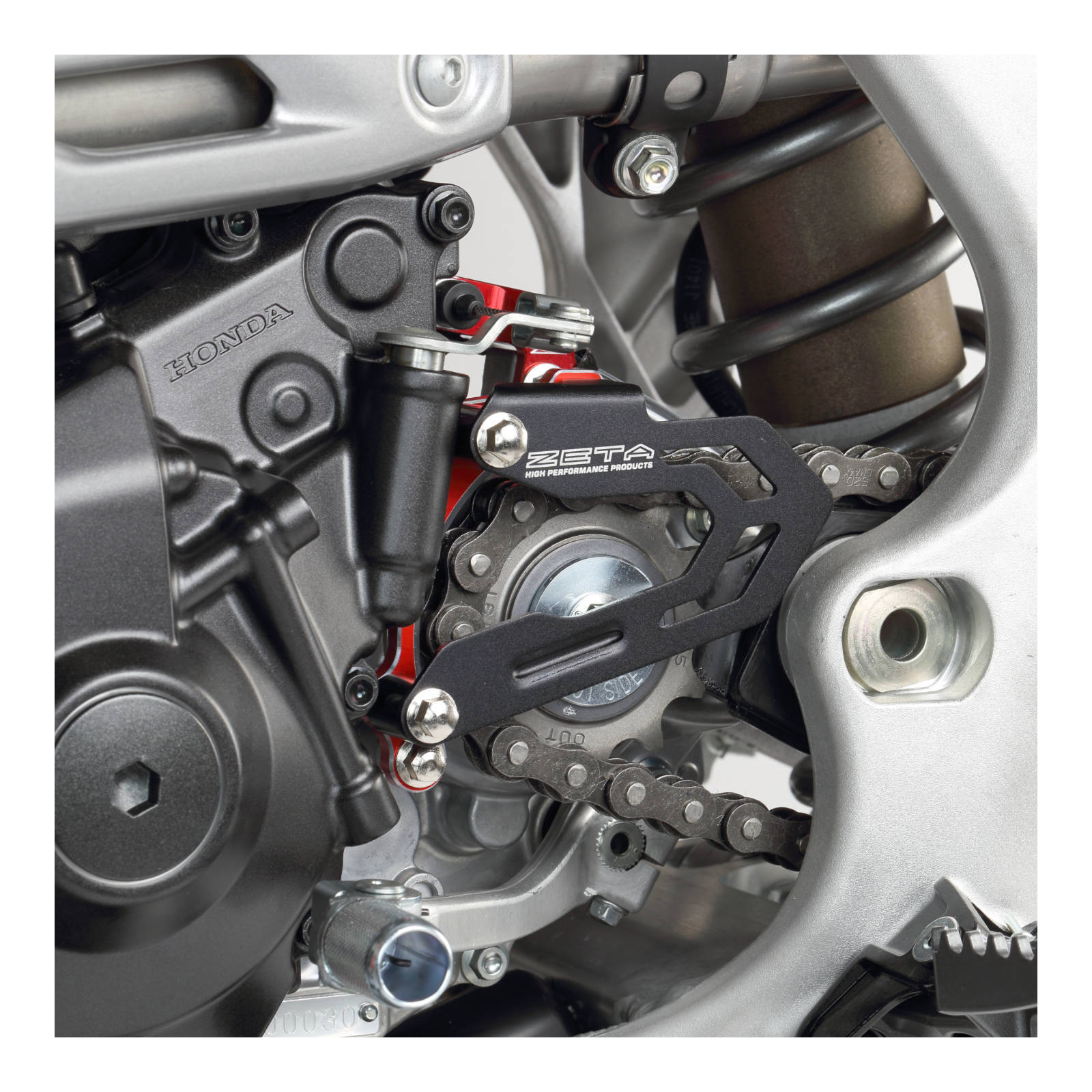 Zeta Case Saver with Cover for CRF250R '18- - Red - Image 2