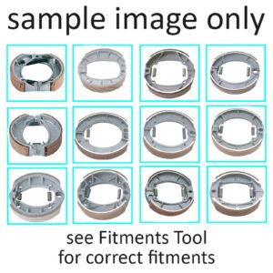WHITES BRAKE SHOES WATER GROOVE 95 X 20MM - Image 1