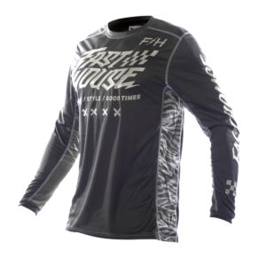 Fasthouse Grindhouse Rufio Motocross Jersey Black - Image 1