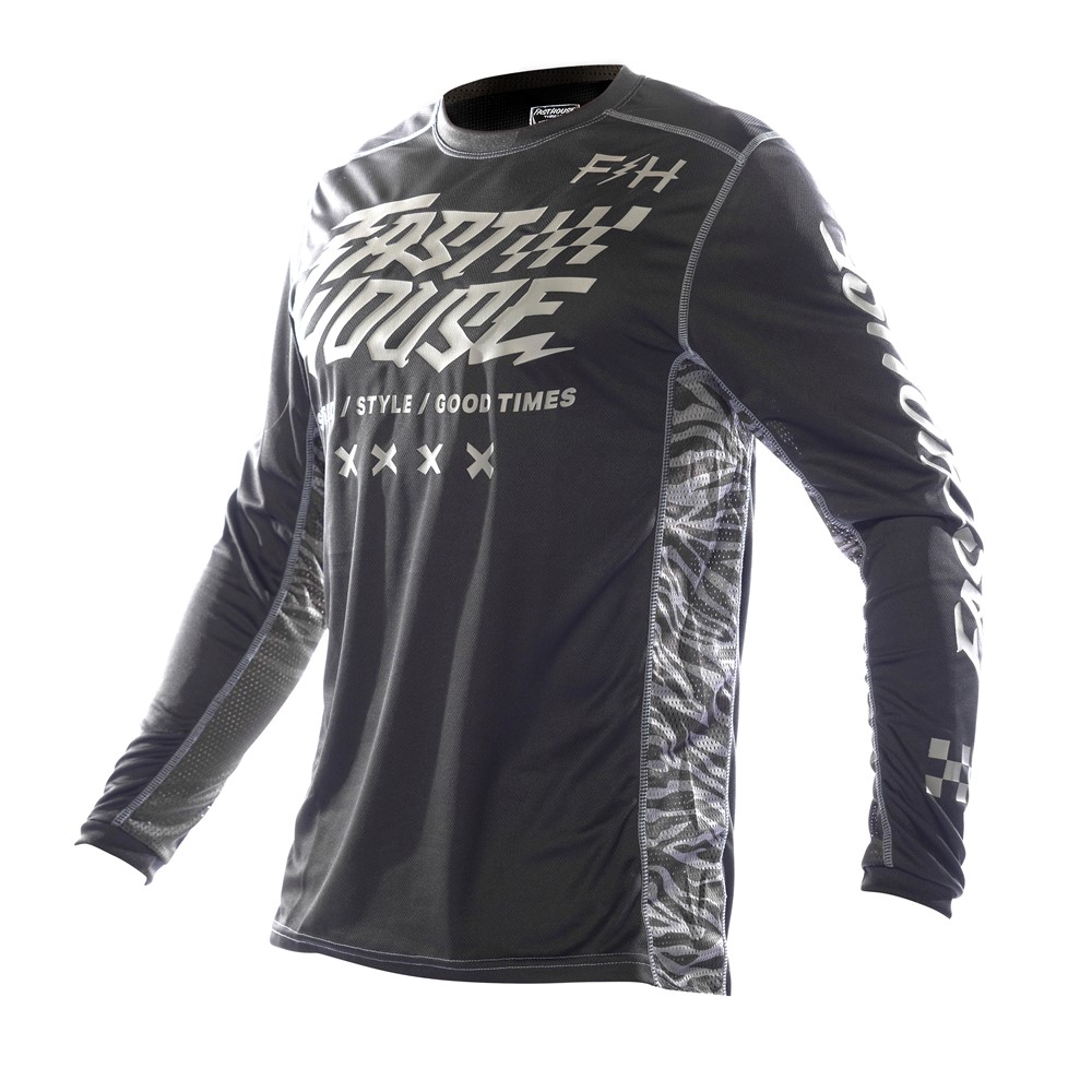 Fasthouse Grindhouse Rufio Motocross Jersey Black