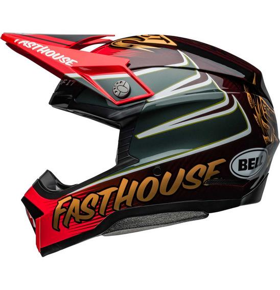 Bell Moto-10 Spherical Fasthouse DID 24 Motocross Helmet Red/Gold