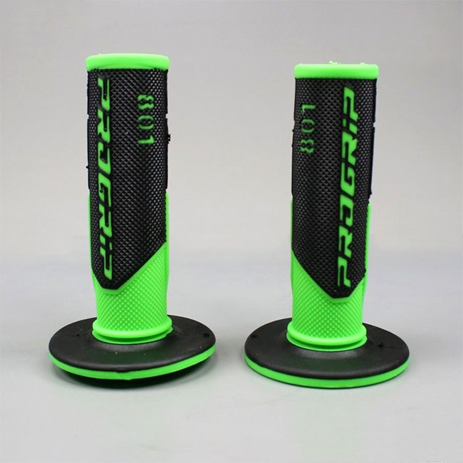 Gel MX grips 115mm Fluro Green/Black Progrip [A]