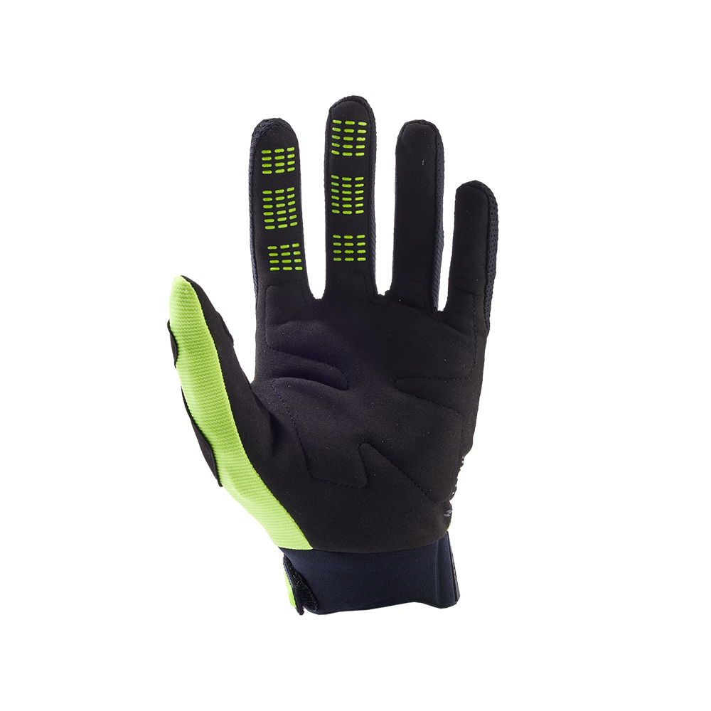 Fox Dirt Paw Motocross Gloves Flo Yellow