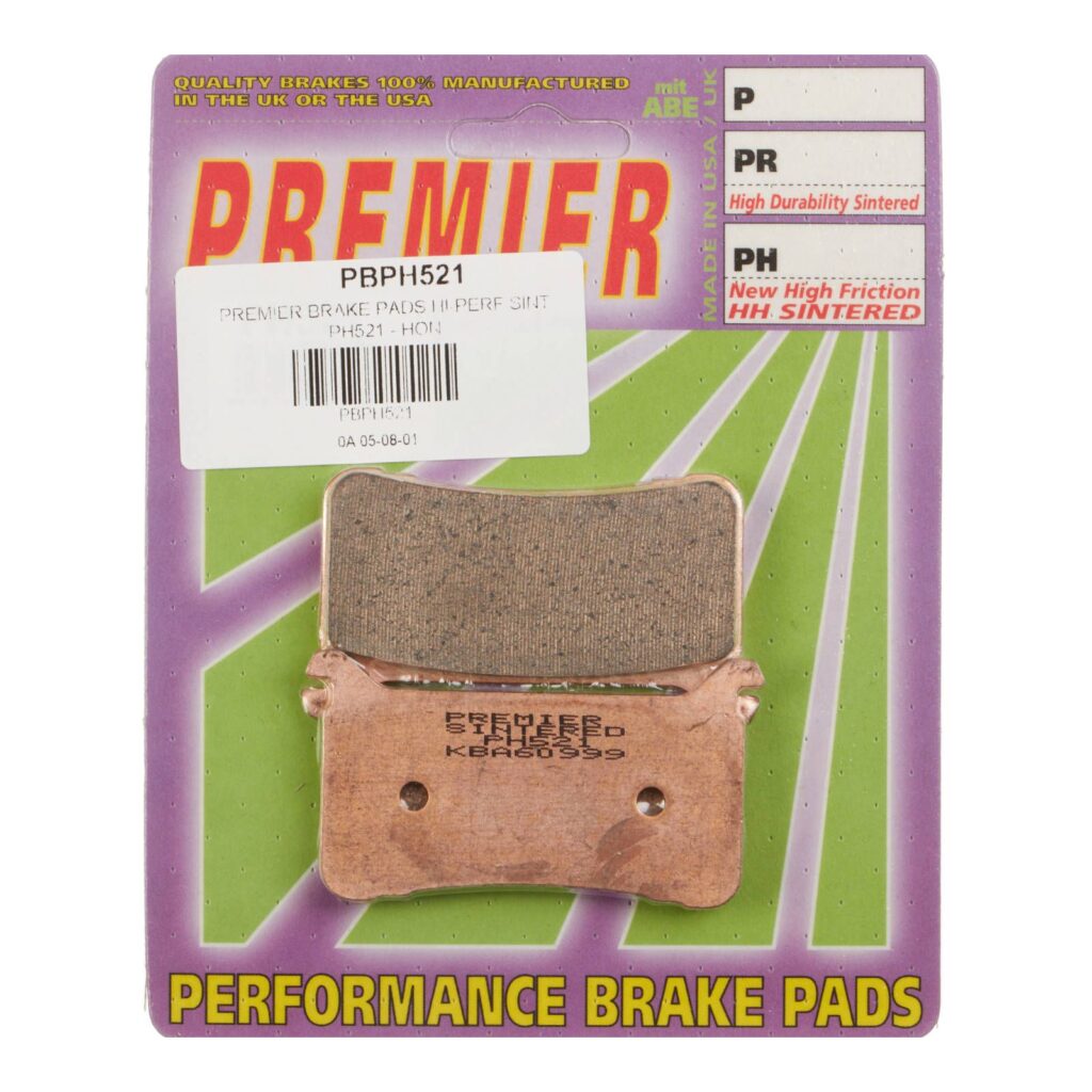 PREMIER BRAKE PADS HI-PERF SINT PH521 - HON