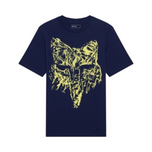 Fox Image Print Hd Tee Navy - Image 1