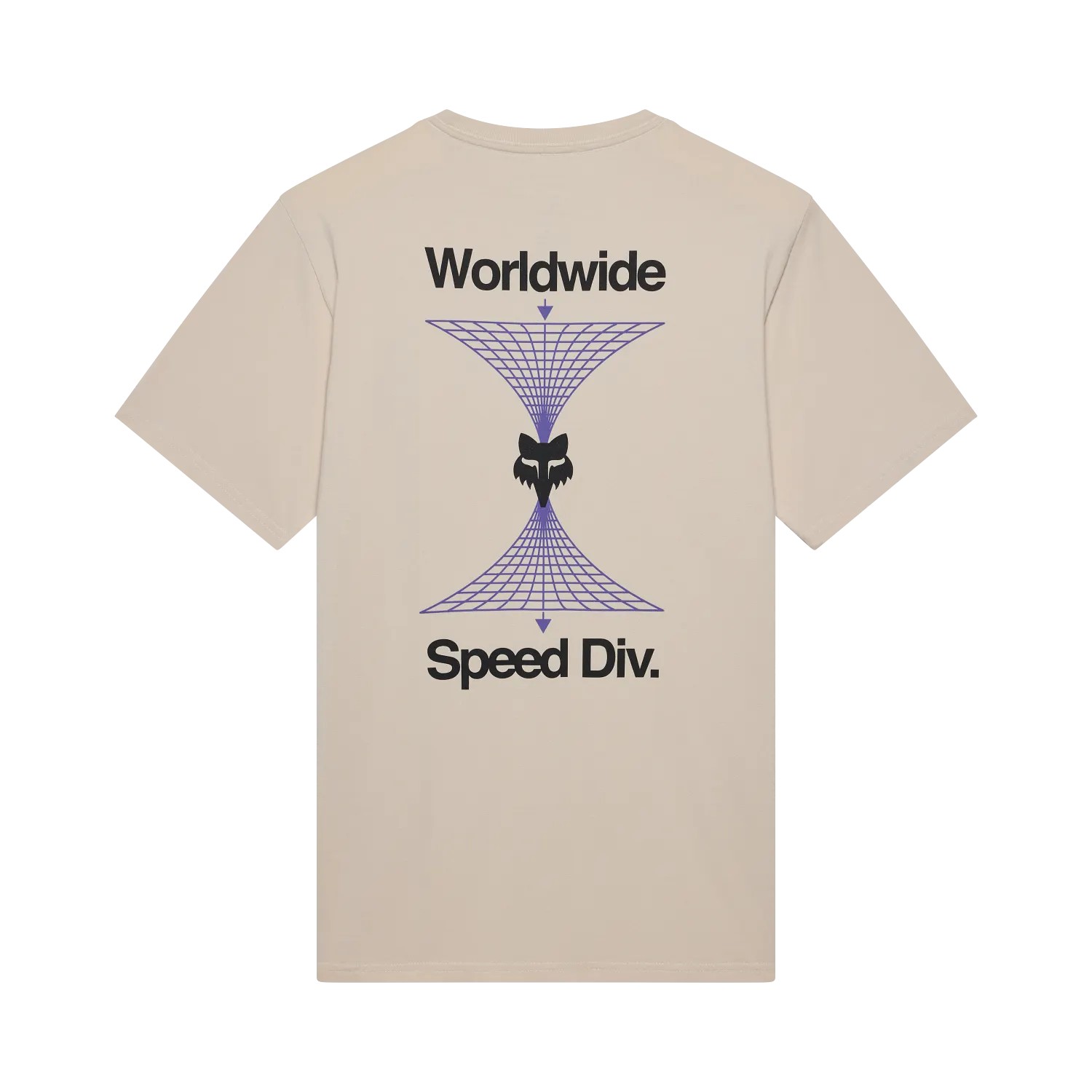 Fox Image Print 195 Original Tee Chalk White - Image 2