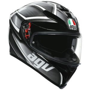 Road Helmet AGV K-5 S Tempest Black/Silver - Image 1