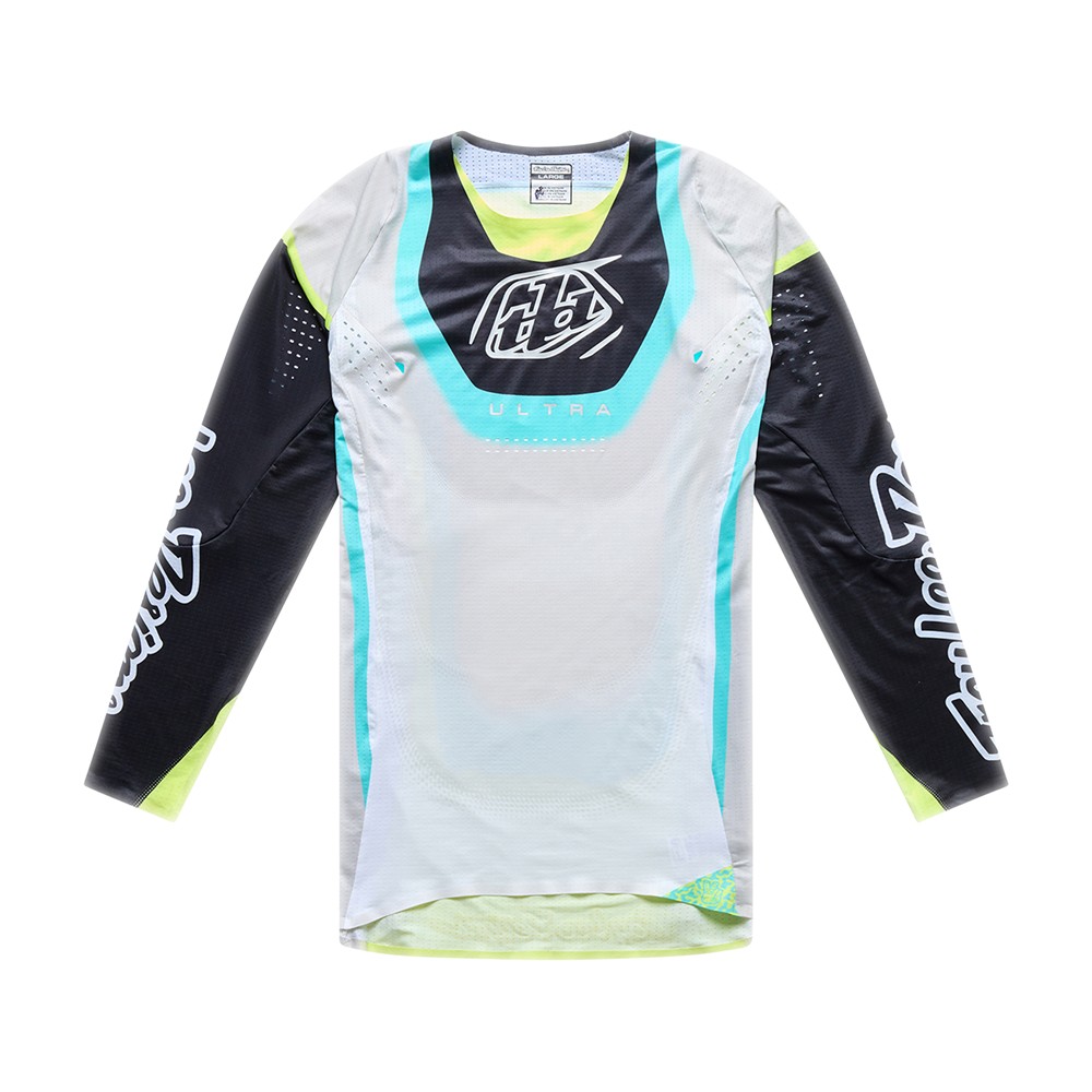 Troy Lee Designs SE Ultra Vision Motocross Jersey Stone White/ Carbon