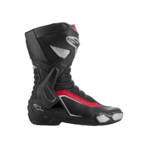 Alpinestars SMX-6 v3 Road Boots Black/Silver/Red - Image 3