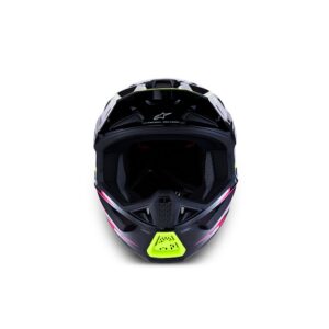 Alpinestars S-M7 Blaster Motocross Helmet Matte Black Black/Grey/White/Yellow - Image 3