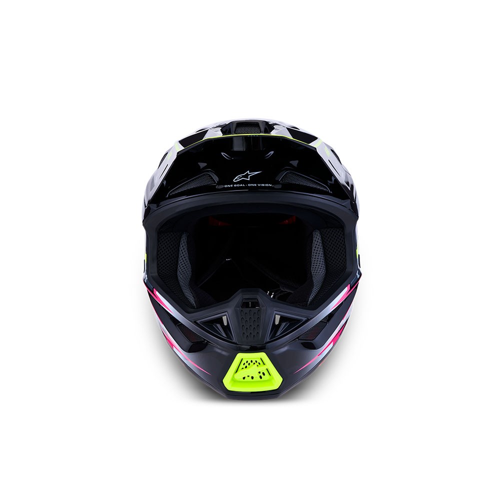 Alpinestars S-M7 Blaster Motocross Helmet Matte Black Black/Grey/White/Yellow