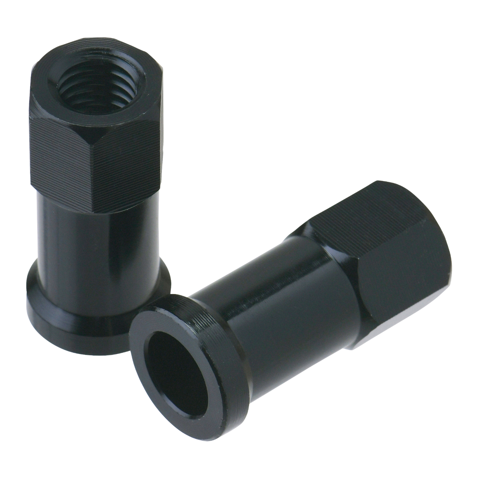 DRC RIM LOCK NUTS 2PCS BLACK - Image 1