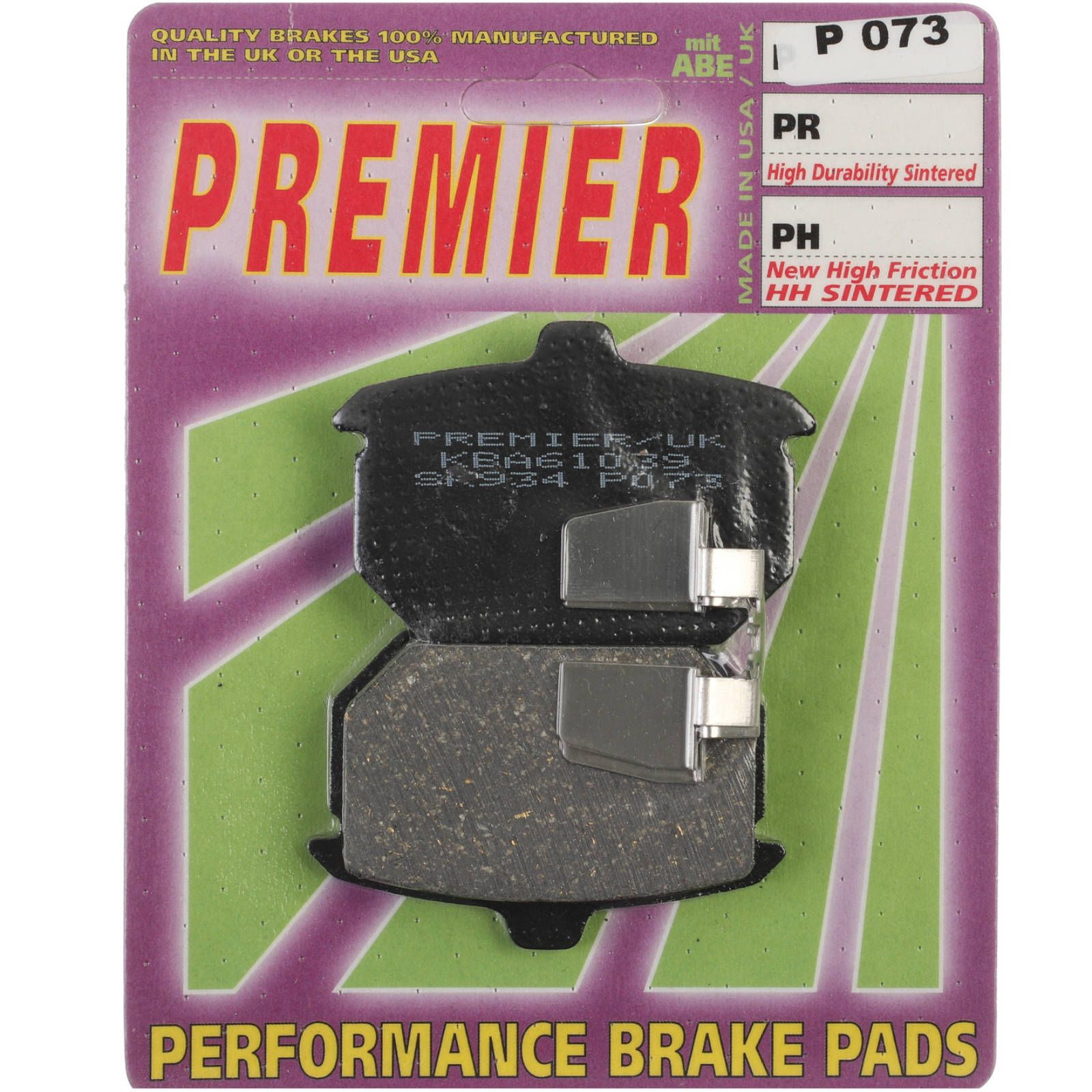 PREMIER BRAKE PADS P073 – HD