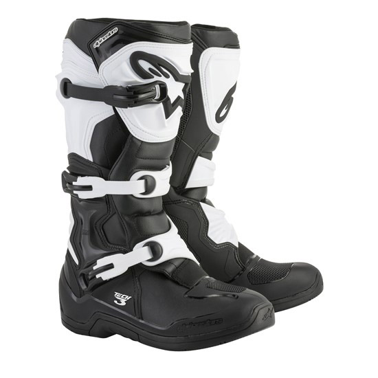 Motocross Boots Alpinestars Tech-3 Black/White
