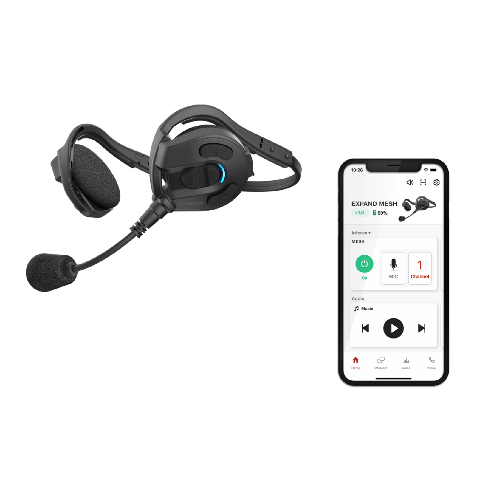 Sena Expand Mesh Bluetooth Intercom Headset - Image 2