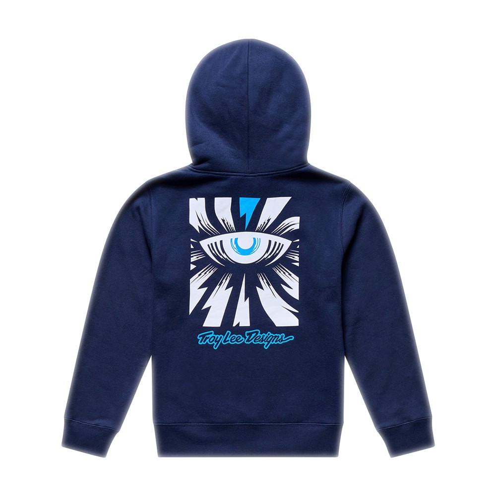 Troy Lee Designs Cyborg Pullover Hoodie Youth Navy