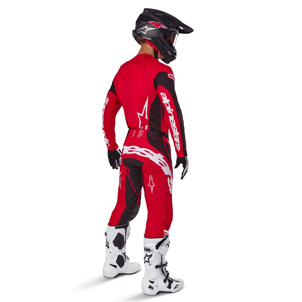 Alpinestars Techstar Dreem Motocross Jersey Bright Red/Black