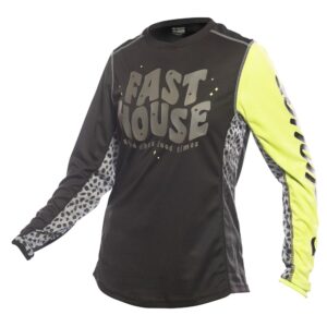 Fasthouse Womens Grindhouse Zenith Motocross Jersey Black - Image 1