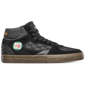 Etnies Screw Vulc Mid X Rad Shoes Black/Gum - Image 1