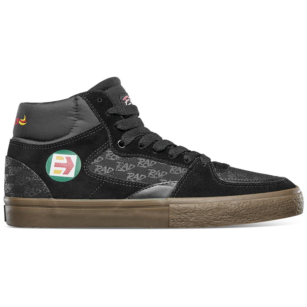 Etnies Screw Vulc Mid X Rad Shoes Black/Gum