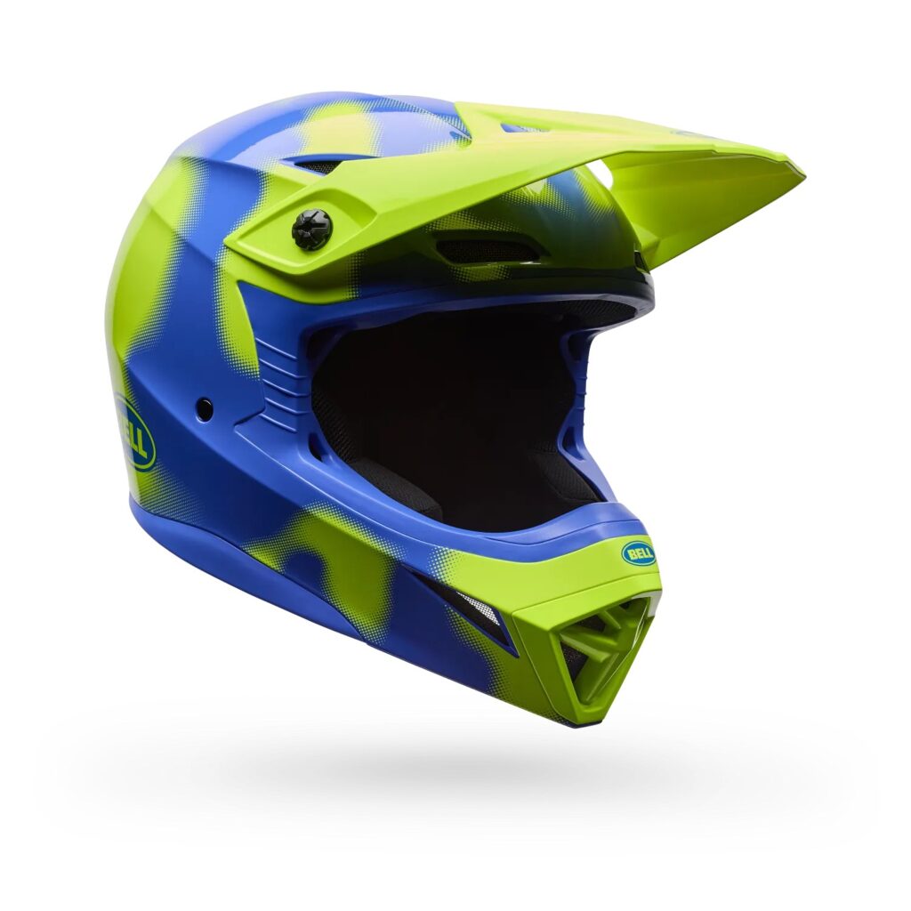 Bell MX-10 Mips Camo ECE Motocross Helmet Fluorescent Yellow