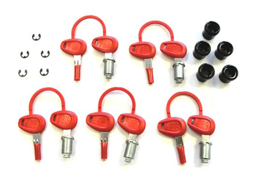 BLANK KEY - V46 V35 E52 cases - Red