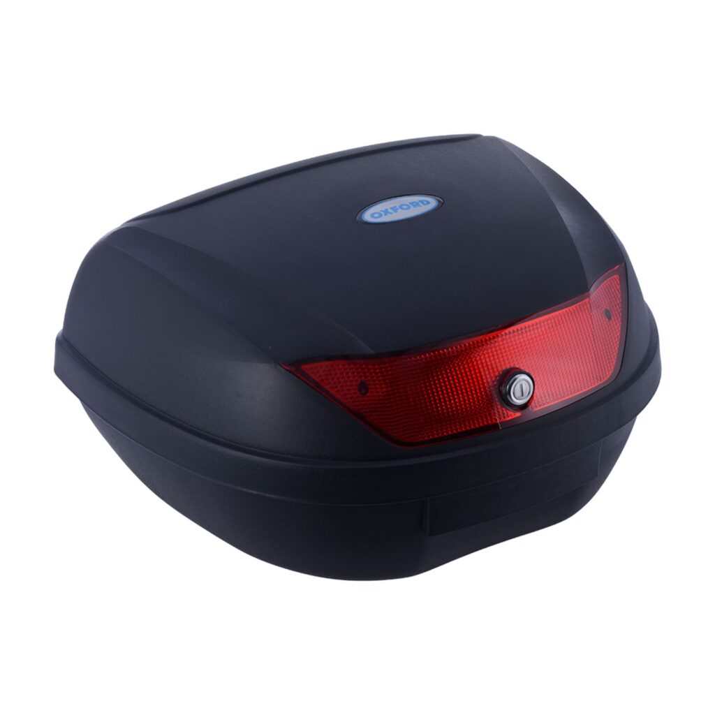 OXFORD TOP CASE /SCOOTER BOX 52L BLK (inc uni lockable base)